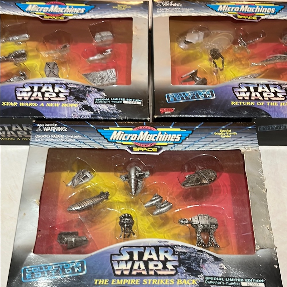 Star Wars Micro Machines Collectors Editions (3)